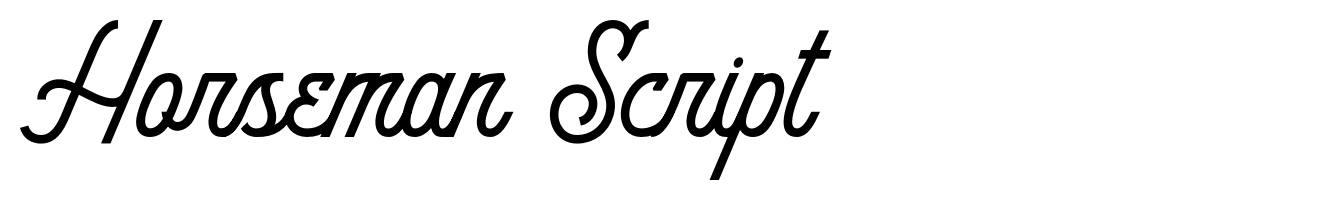 Horseman Script